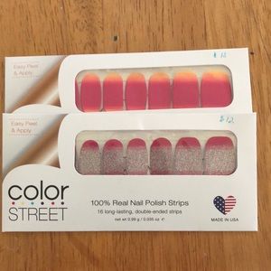 Color Street Florence Fizz and Cabana Girl Lot